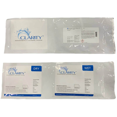 Clarity® Aircraft Transparency Cleaning System - 100 Wipes / Box