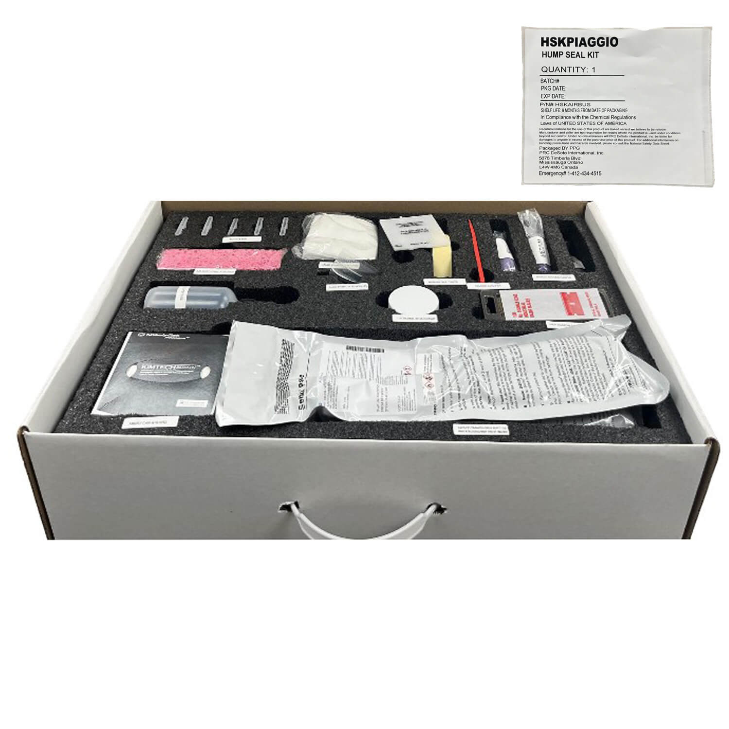 PPG Aerospace Business - Piaggio Hump Seal Repair Kits - 1 Kit / Box