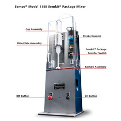 PPG - SEMCO® Model 1188 HD Semkit® Package Mixer Assembly Stainless Steel Color - 1 Unit / Box