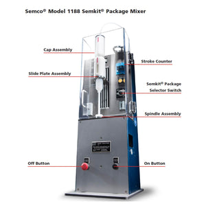 PPG - SEMCO® Model 1188 HD Semkit® Package Mixer Assembly Stainless Steel Color - 1 Unit / Box