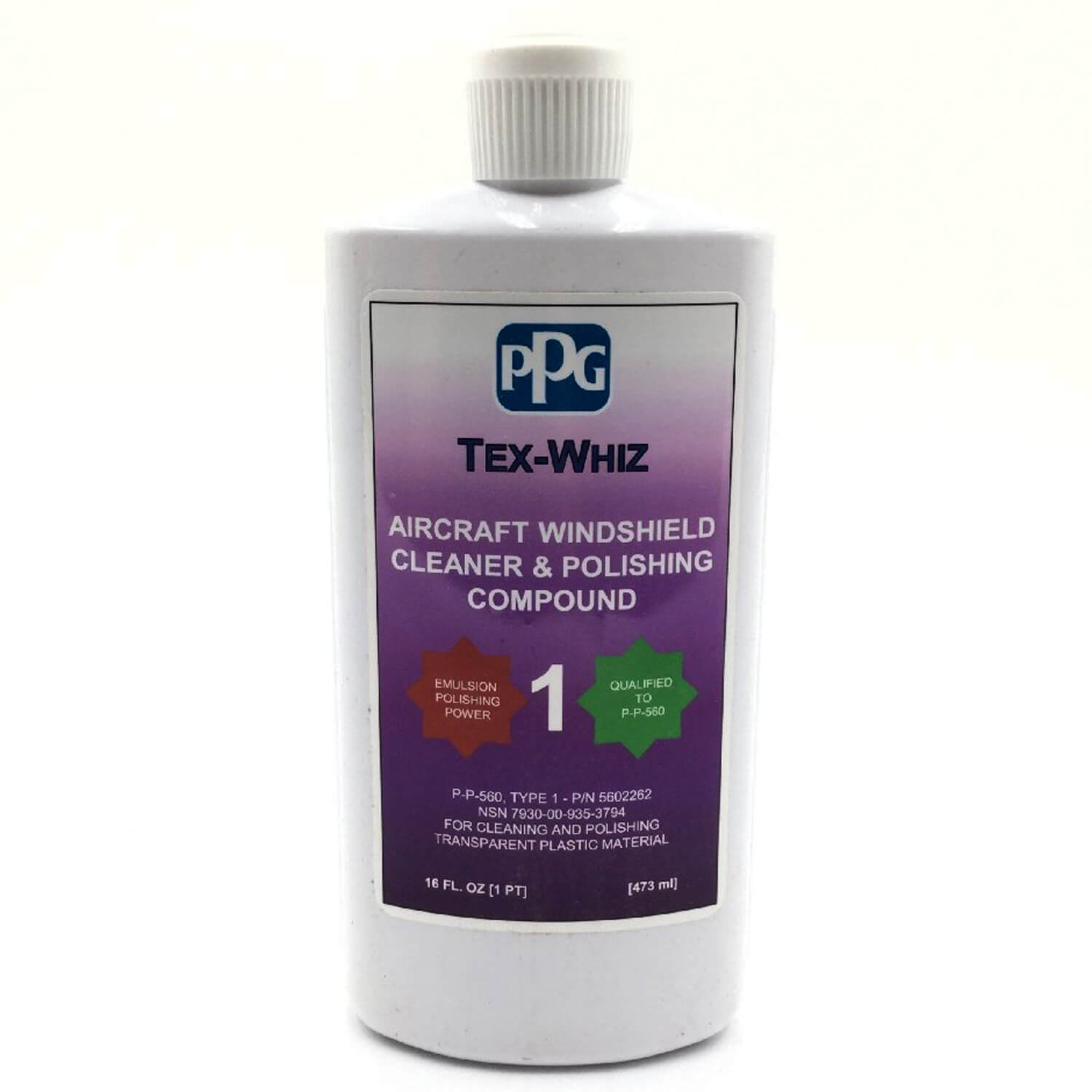 米軍 コーニング TEX-WHIZ® Aircraft Windshield Polishing Compound & Cleaners - PPG